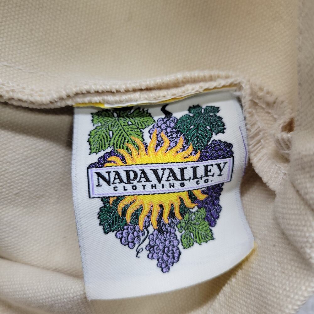 Napa Valley Clothing Co Silver Oak Cellars Wine Canvas Tote Bag Beige Black - Picture 5 of 8